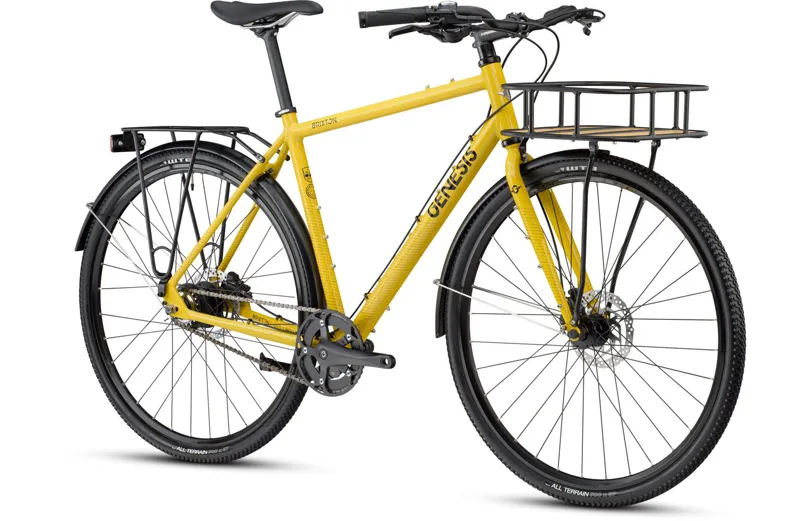 2021 Genesis Brixton - Hybrid Bike - Yellow-1
