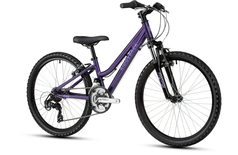 Ridgeback Destiny 24 - 24 Inch Wheel Geared Childrens Bike - Purple-1