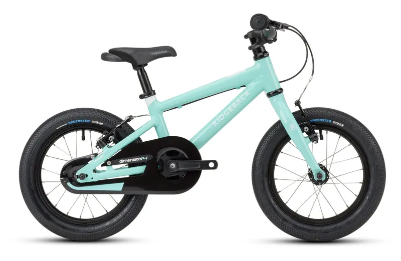 2021 Ridgeback Dimension 14 Kids Bike in Green