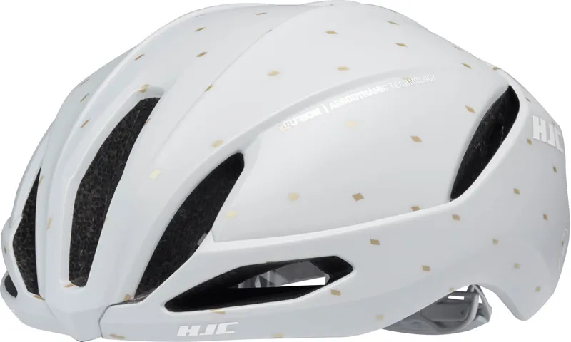 2021 HJC Furion 2.0 Road Cycling Helmet / Matt / Off White and Gold