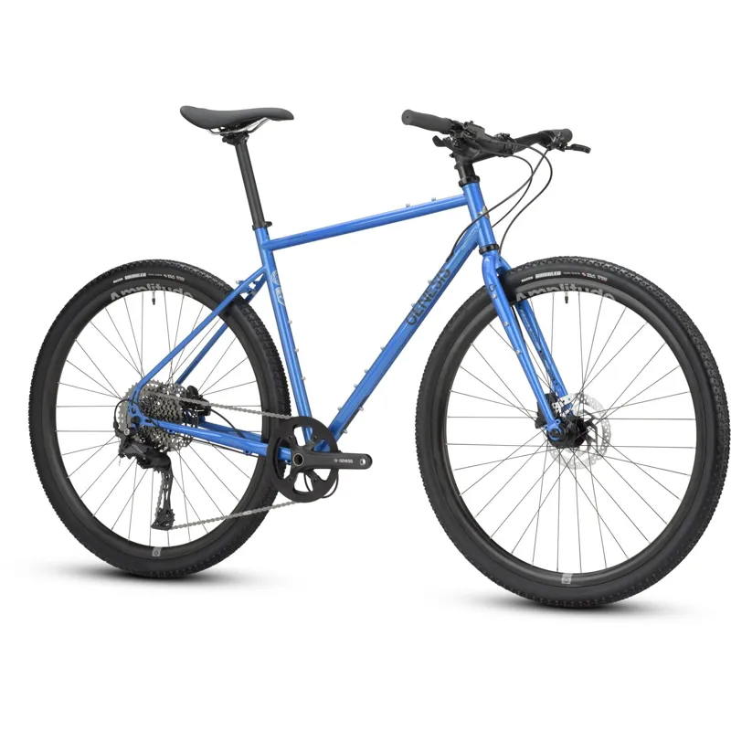 Genesis Croix de Fer 20 - Flat Bar Steel Adventure Bike - Blue Fighters-1