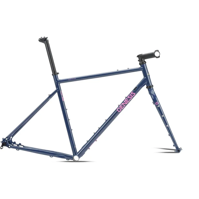 Genesis Croix De Fer 725 - Steel Gravel Frameset - Blue Unlimited
