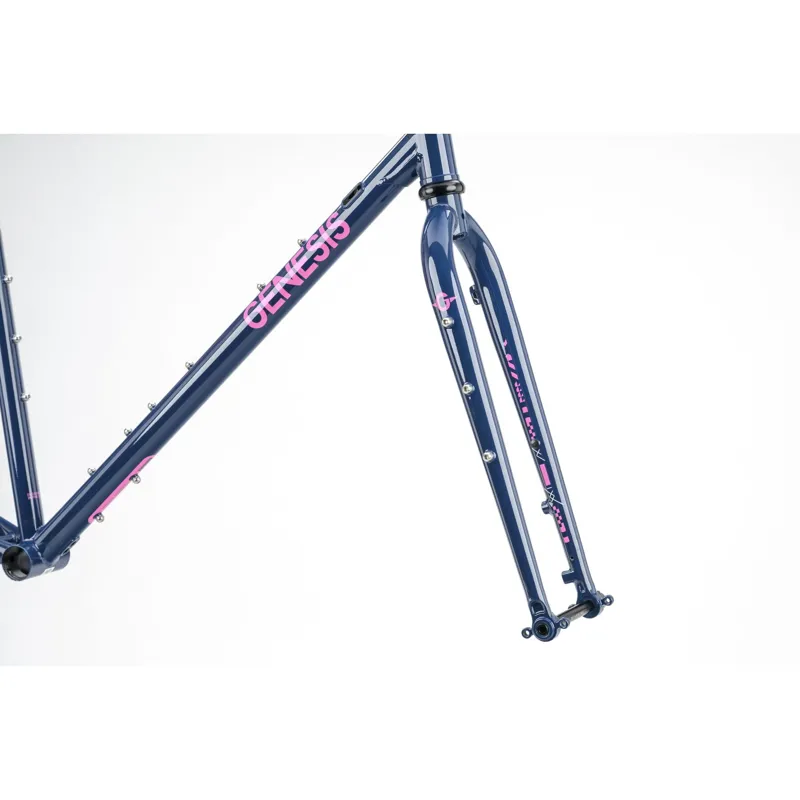Genesis Croix De Fer 725 - Steel Gravel Frameset - Blue Unlimited-3