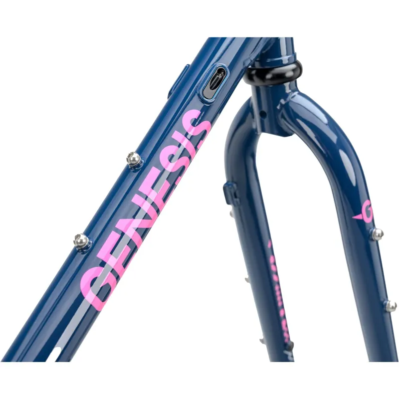 Genesis Croix De Fer 725 - Steel Gravel Frameset - Blue Unlimited-7