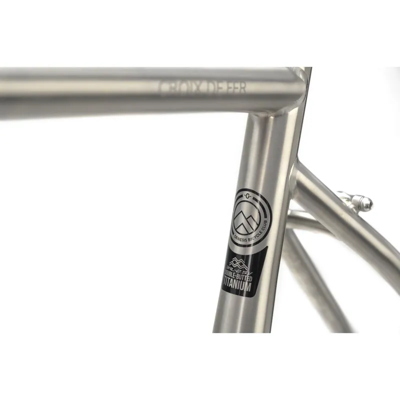 Genesis Croix De Fer Ti - Titanium Gravel Frameset - Luther Van Gloss-10