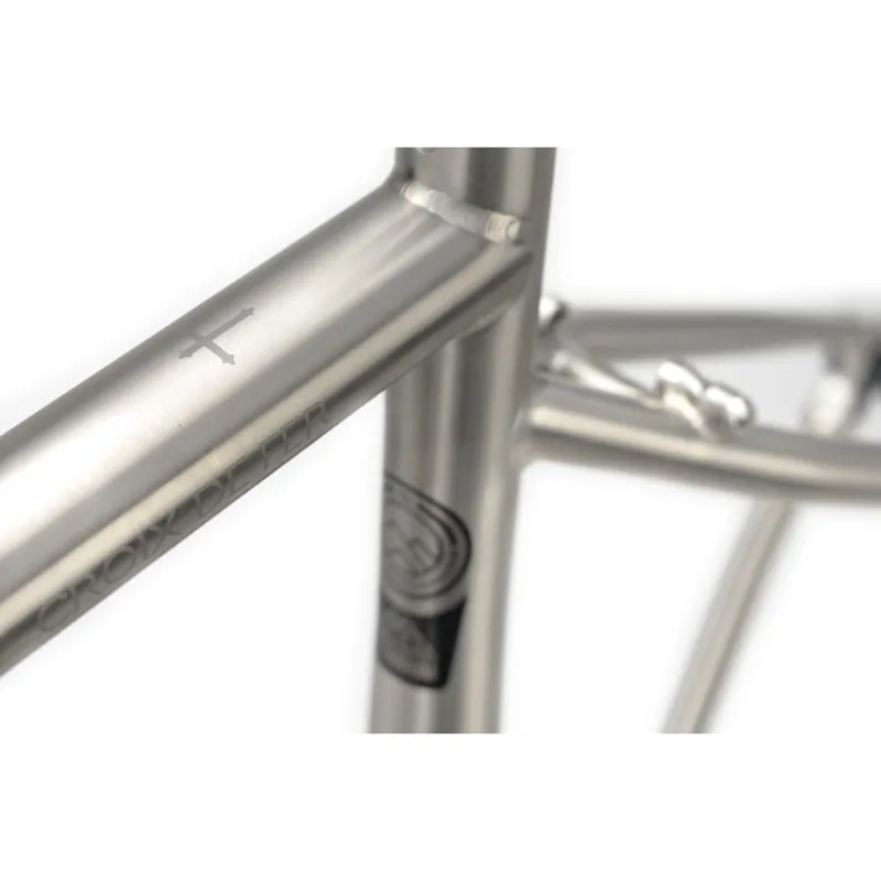 Genesis Croix De Fer Ti - Titanium Gravel Frameset - Luther Van Gloss-11