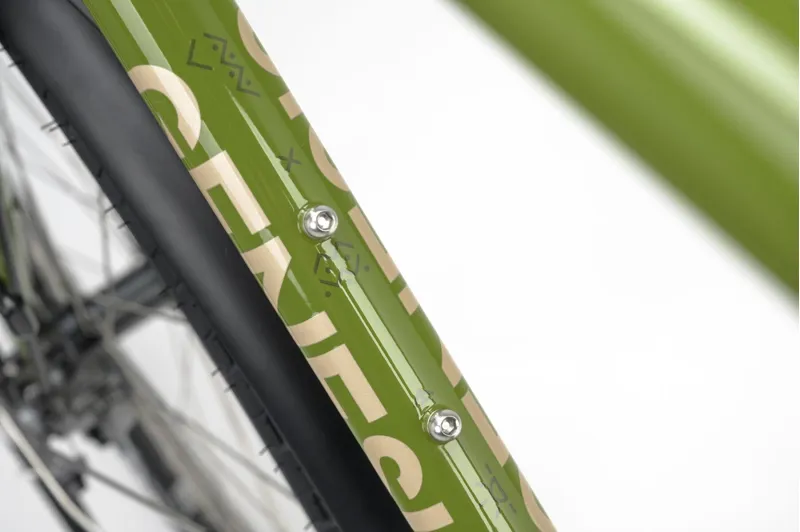 Genesis Tour de Fer 10 - Steel frame Gravel / Touring Bike - Olive The Vida Loca-13