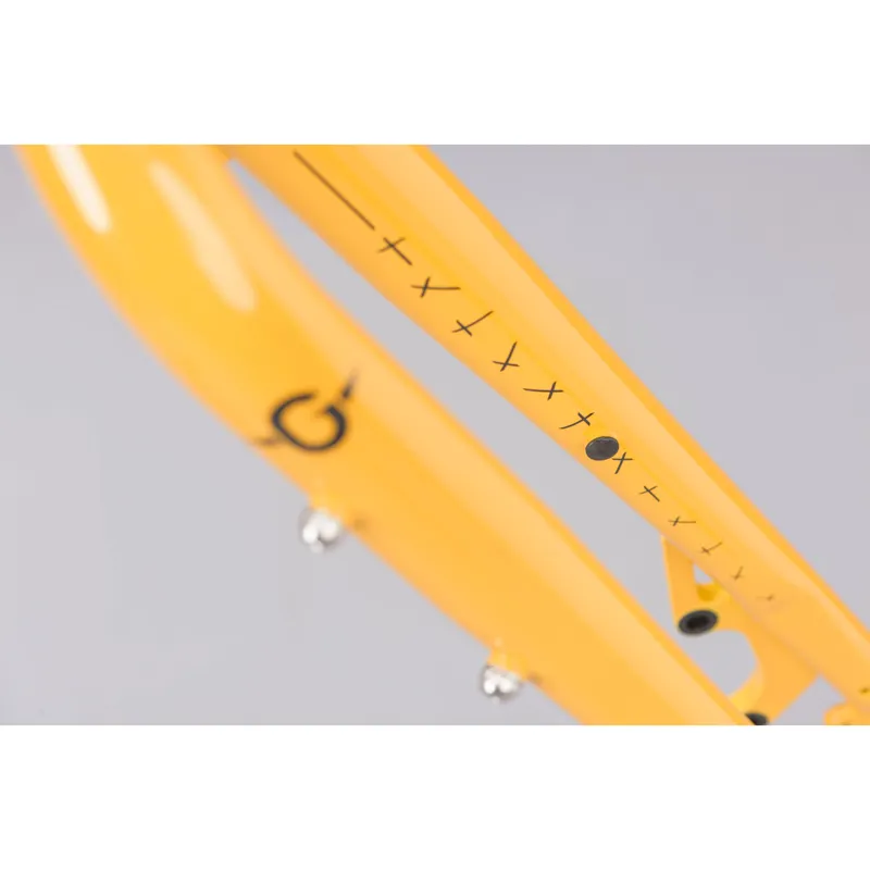 2024 Genesis Croix De Fer - 725 Frameset - Yellow-2