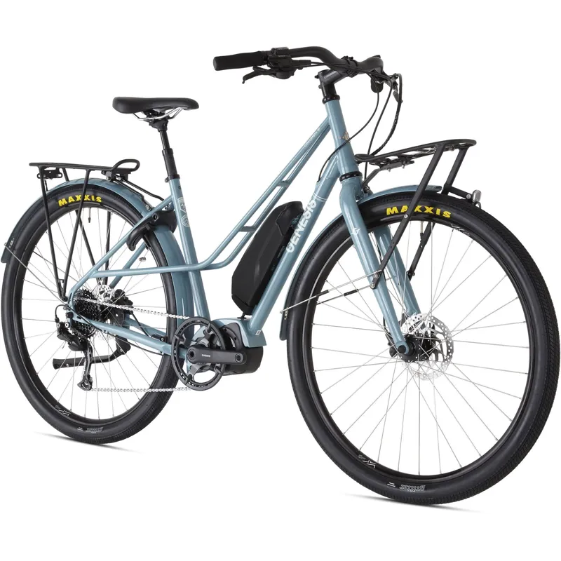 Genesis Columbia - Electric Hybrid Bike - Pale Blue-1