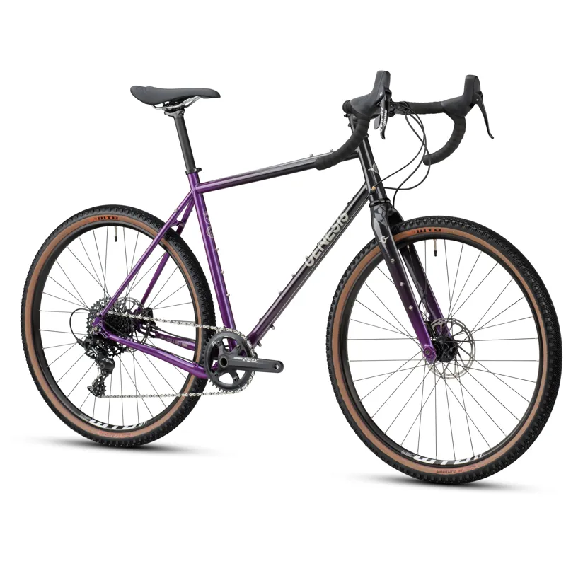 2022 Genesis Fugio 20 - Gravel Bike - Purple / Black-1