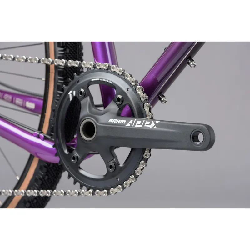 2022 Genesis Fugio 20 - Gravel Bike - Purple / Black-3