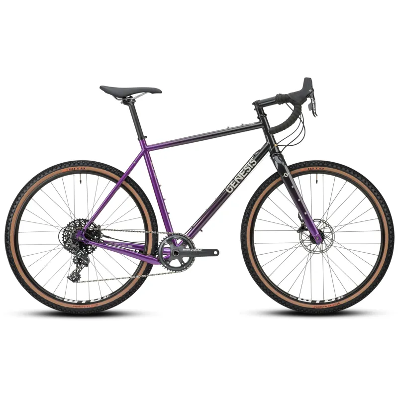 2022 Genesis Fugio 20 - Gravel Bike - Purple / Black