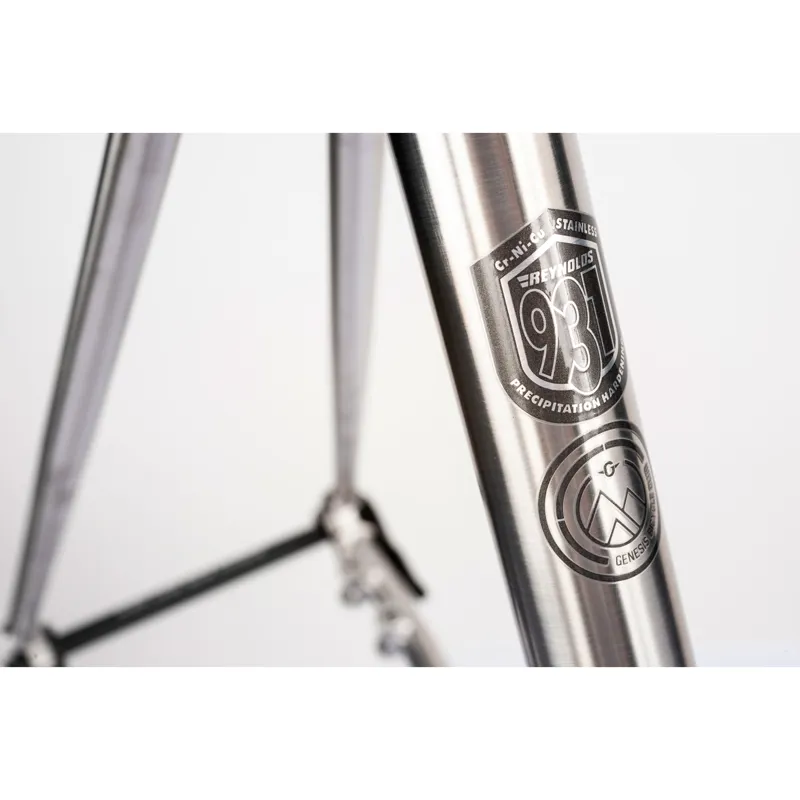 2021 Genesis Volare - 931 Disc Frameset - Silver and Black-2
