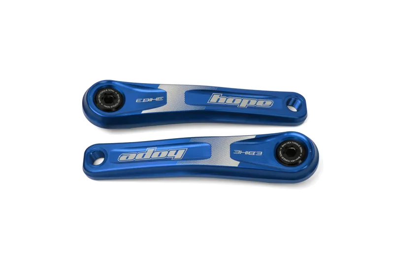 Hope E-Bike Crankset - Narrow - 165mm - Blue