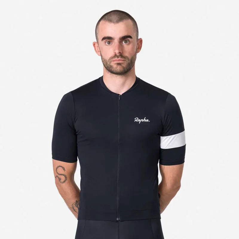 2026 Rapha Men's Core Lightweight Jersey / Black - White-2