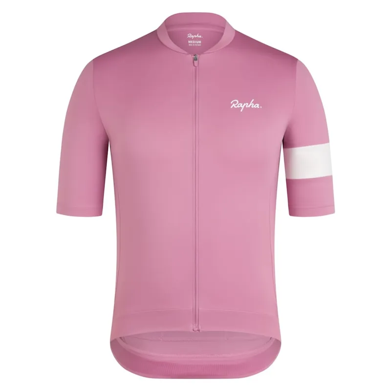 2026 Rapha Men's Core Lightweight Jersey / Dusty Mauve - White