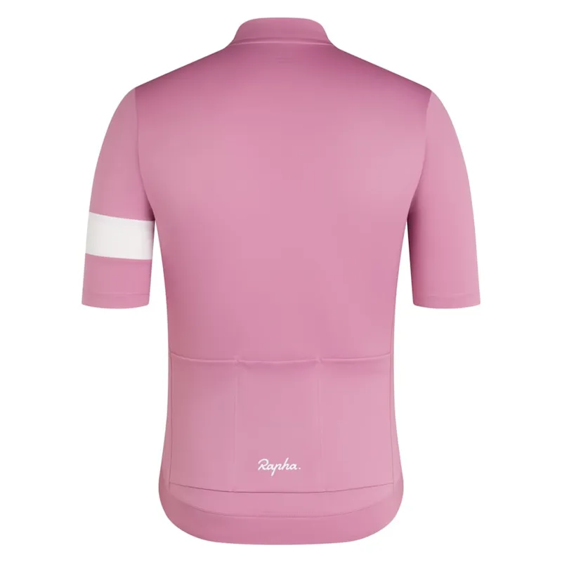 2026 Rapha Men's Core Lightweight Jersey / Dusty Mauve - White-1