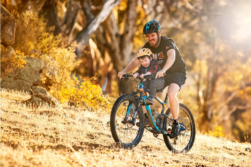 Kids Ride Shotgun MTB Seat in Black-4