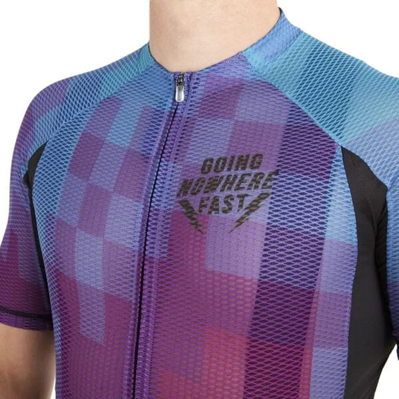 MADISON Turbo TRAINER men glitch stripe JERSEY -4