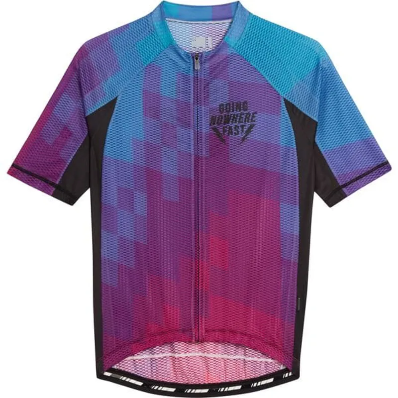 MADISON Turbo mens short sleeve jersey Glitch Square 