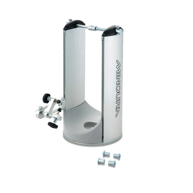 Minoura FT-50 Pro Wheel Truing Stand in Silver