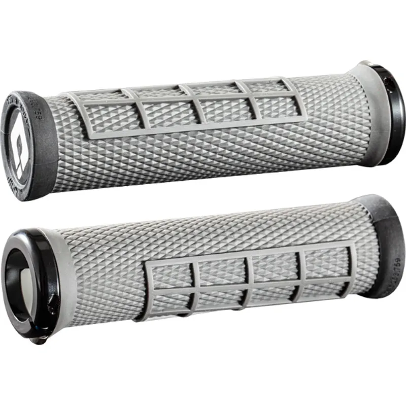 Odi Elite Flow Mountain Bike 130mm Lock On Grips in Grey