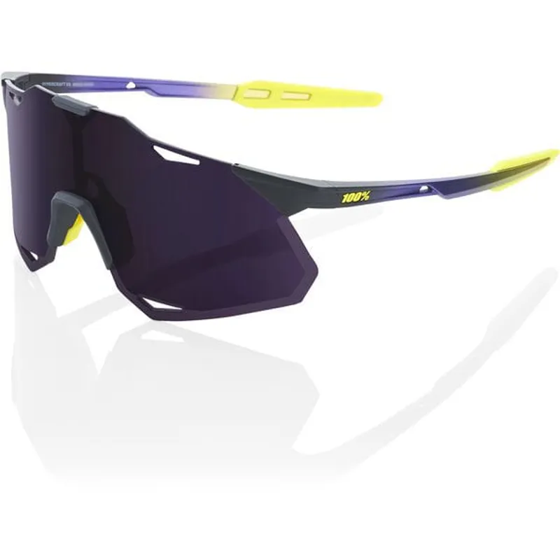 100% Hypercraft XS Purple Lens Sunglasses in Metallic Digital Brights