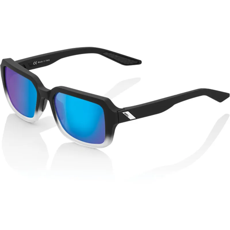 100 Percent Ridely Grey Green Lens Sunglasses in Black