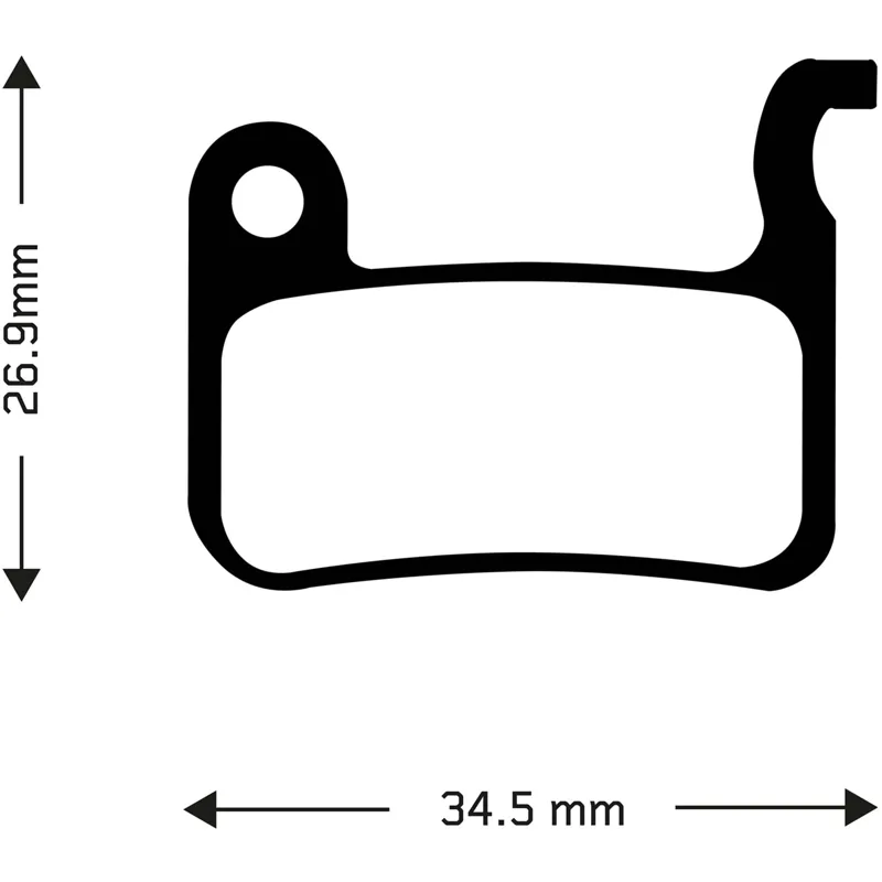 Aztec Sintered Disc Brake Pads - For Shimano XTR M975 / M965 / M966 / Saint M800-2