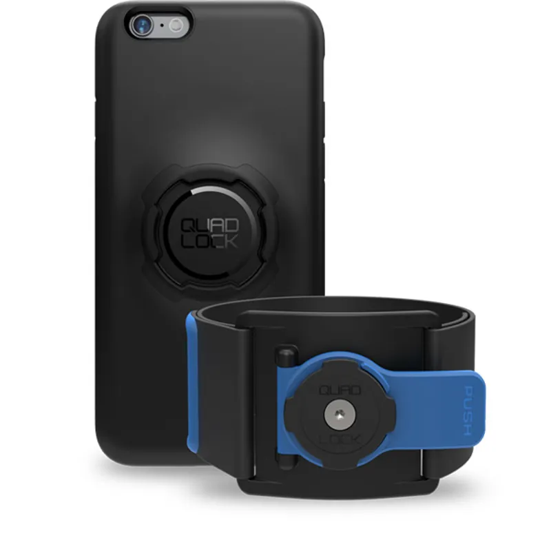 Quad Lock Arm Band Phone Mount in Blue/Black