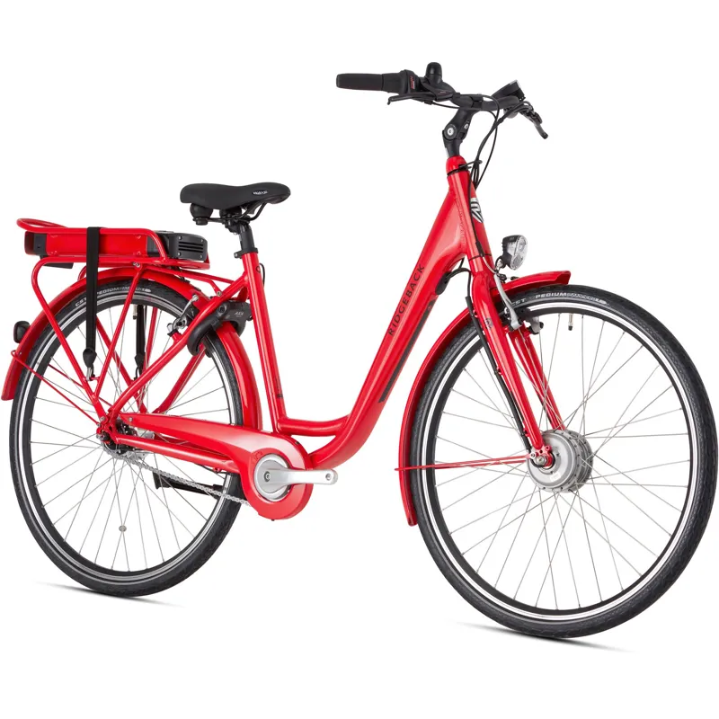 Ridgeback Electron F.H.D - Electric Hybrid Bike - Red-1
