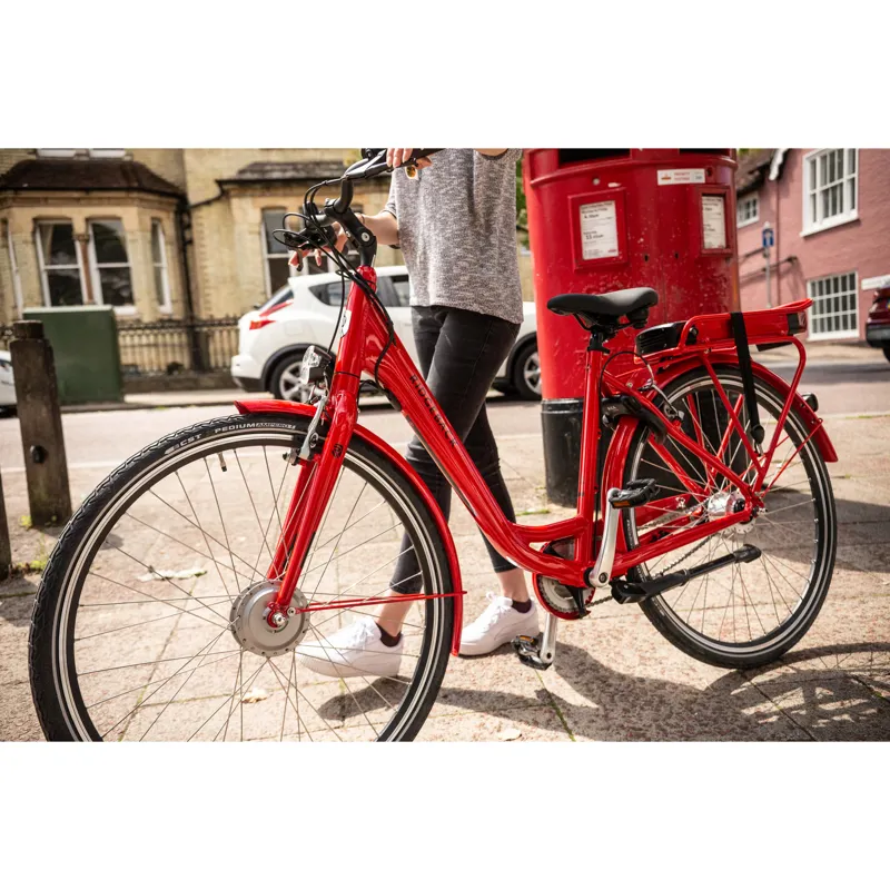 Ridgeback Electron F.H.D - Electric Hybrid Bike - Red-10