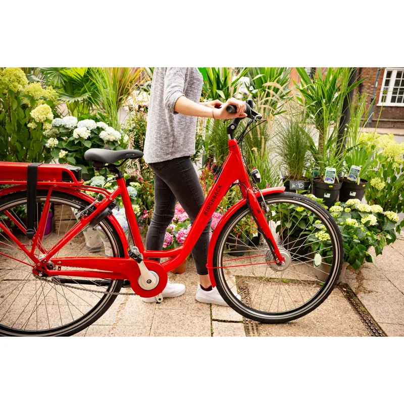 Ridgeback Electron F.H.D - Electric Hybrid Bike - Red-11