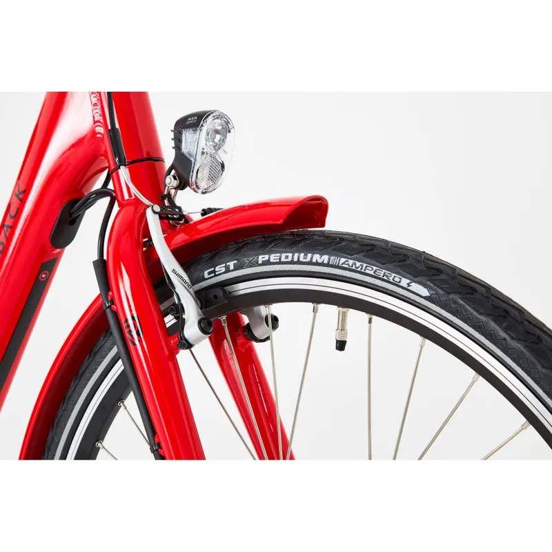 Ridgeback Electron F.H.D - Electric Hybrid Bike - Red-5