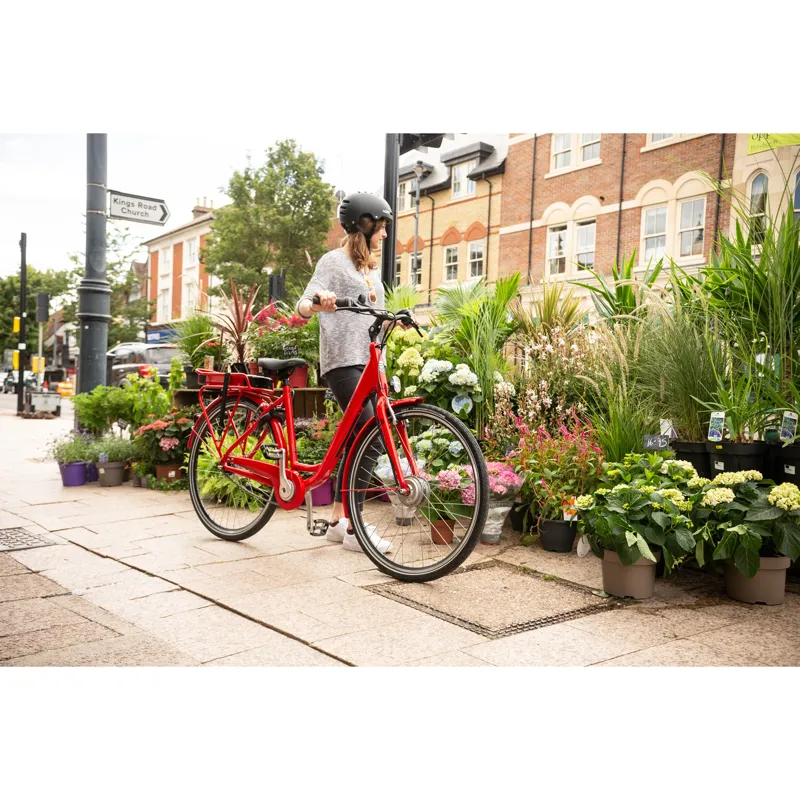 Ridgeback Electron F.H.D - Electric Hybrid Bike - Red-7