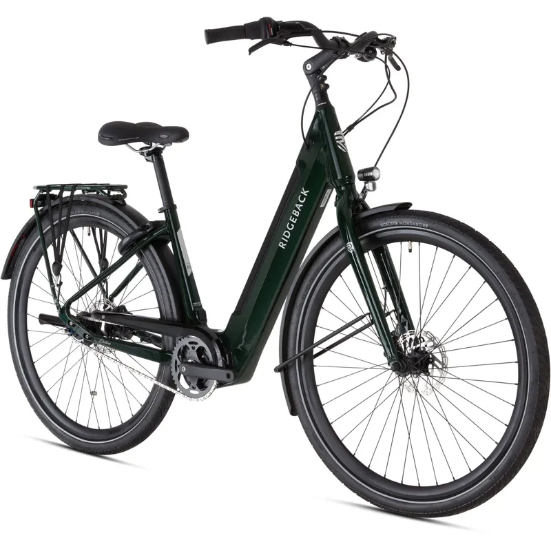 Ridgeback Electron INT - Electric Hybrid Bike - Green-1
