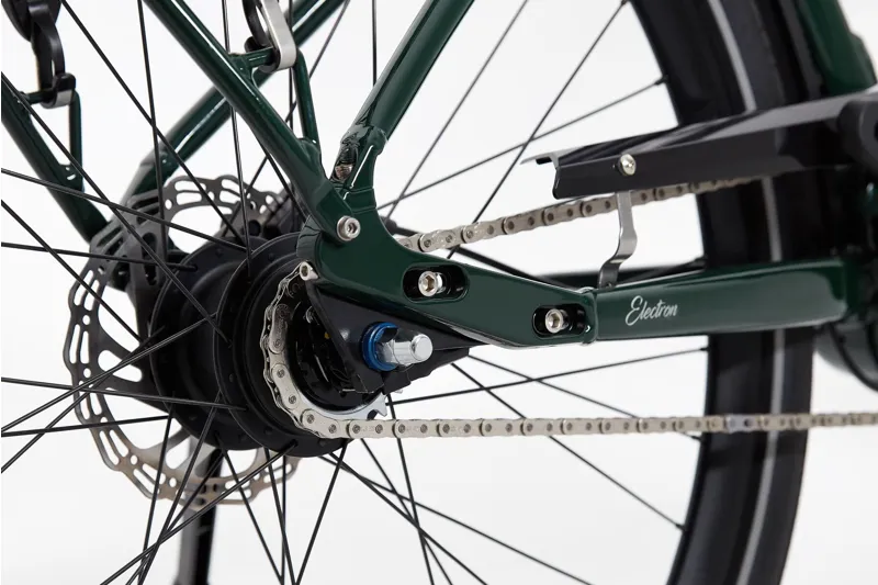 Ridgeback Electron INT - Electric Hybrid Bike - Green-3