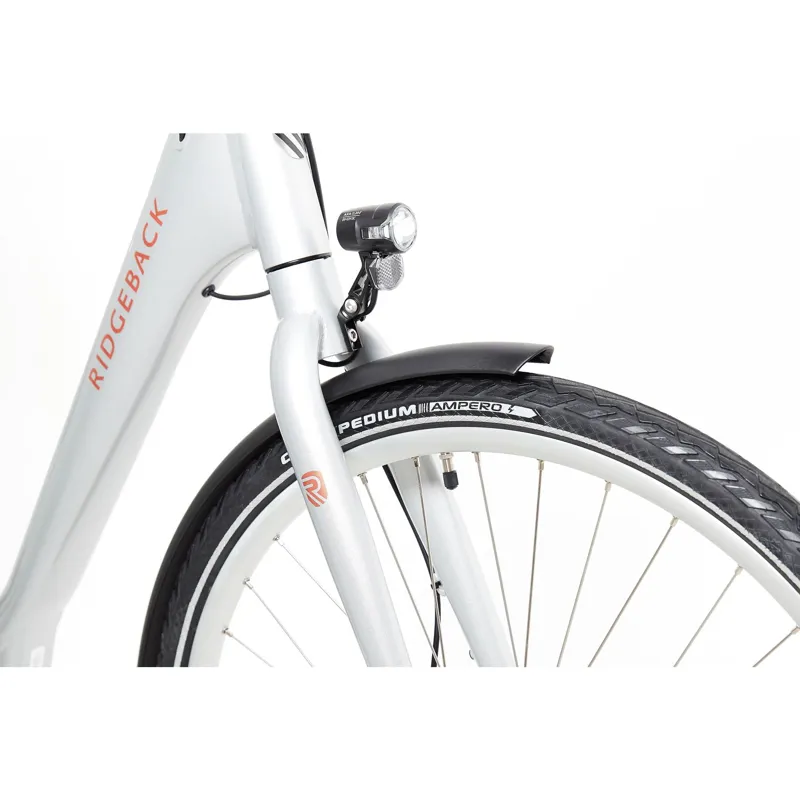 Ridgeback Electron S1 - Electric Hybrid Bike - Silver-6