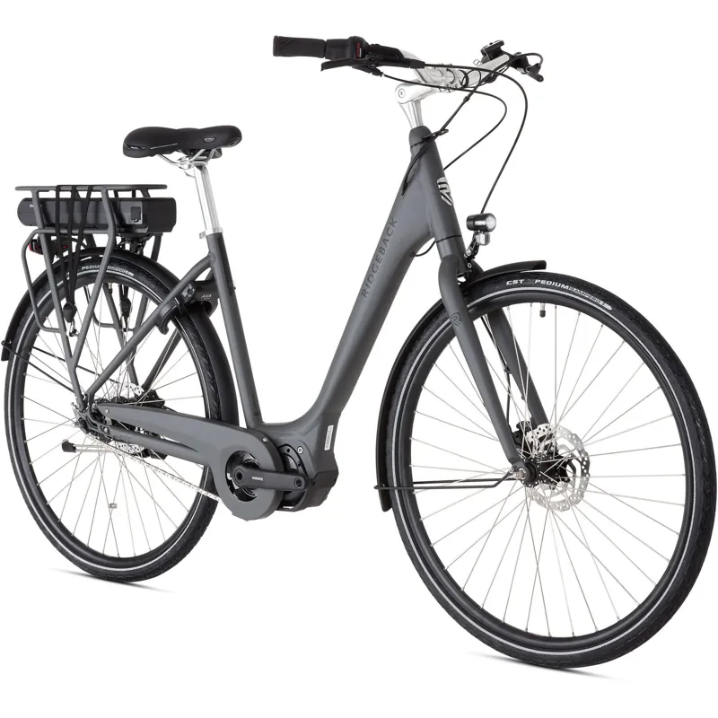 Ridgeback Electron S2 - Electric Hybrid Bike - Silver-1