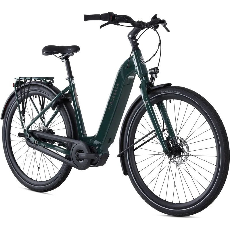 Ridgeback Electron S3 - Electric Hybrid Bike - Green-1