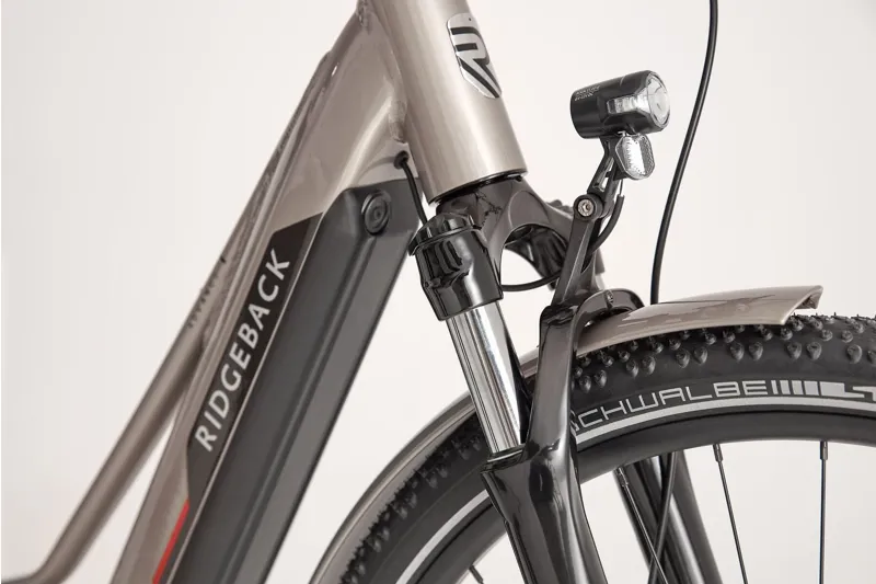 Ridgeback Advance 1W - Electric Hybrid Bike - Light Grey-5
