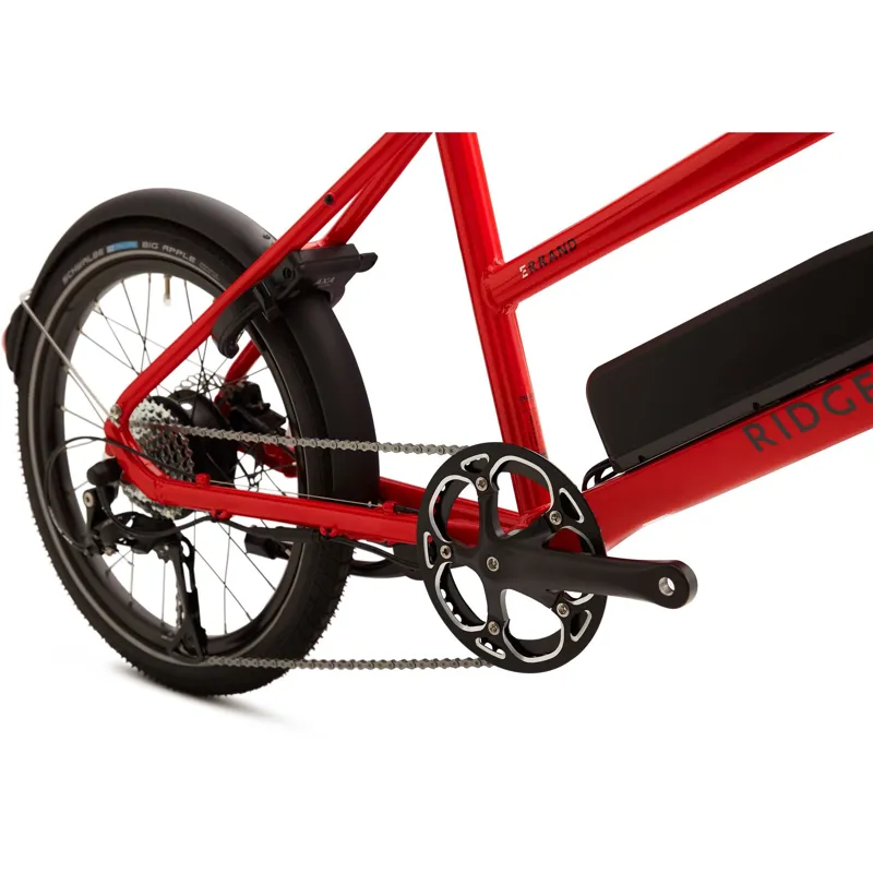 Ridgeback Errand - 20 inch wheel E-Cargo Bike - Red-2