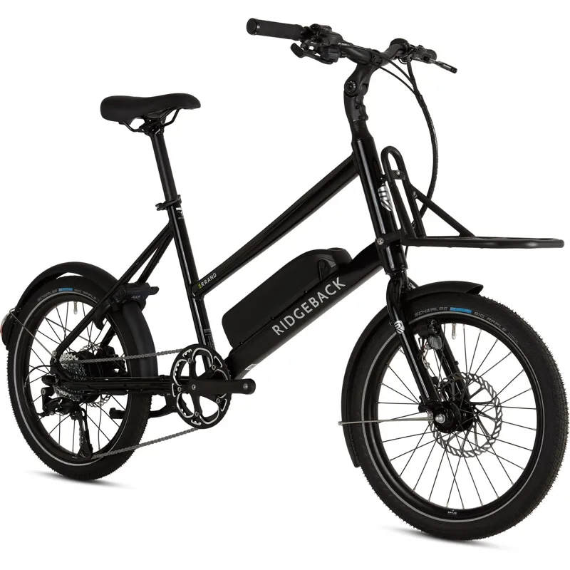 Ridgeback Errand - 20 inch wheel E-Cargo Bike - Black-1