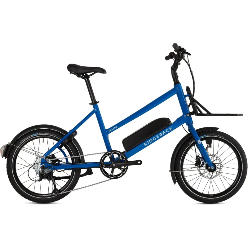 Ridgeback Errand - 20 inch wheel E-Cargo Bike - Blue