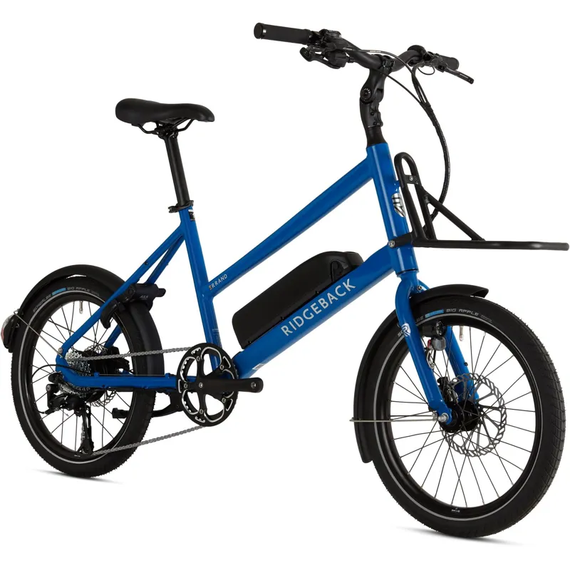 Ridgeback Errand - 20 inch wheel E-Cargo Bike - Blue-1