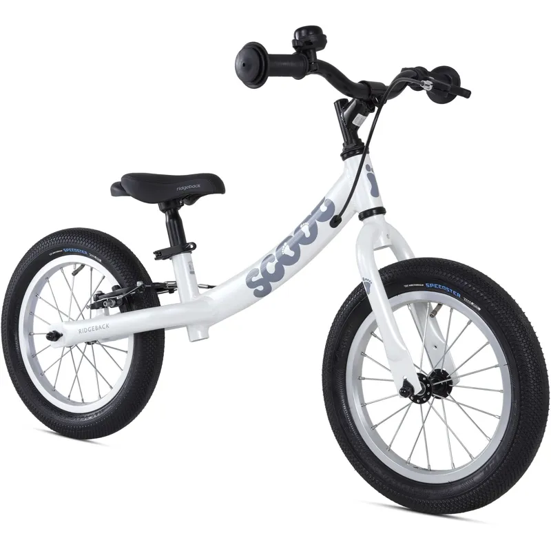 Ridgeback Scoot XL - Childrens Balance Bike - White-1