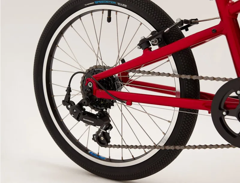 Ridgeback Dimension 20 - 20 Inch Wheel Geared Childrens Bike - Red-3