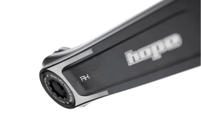 Hope RX Crankset - No Spider - 175mm - Black