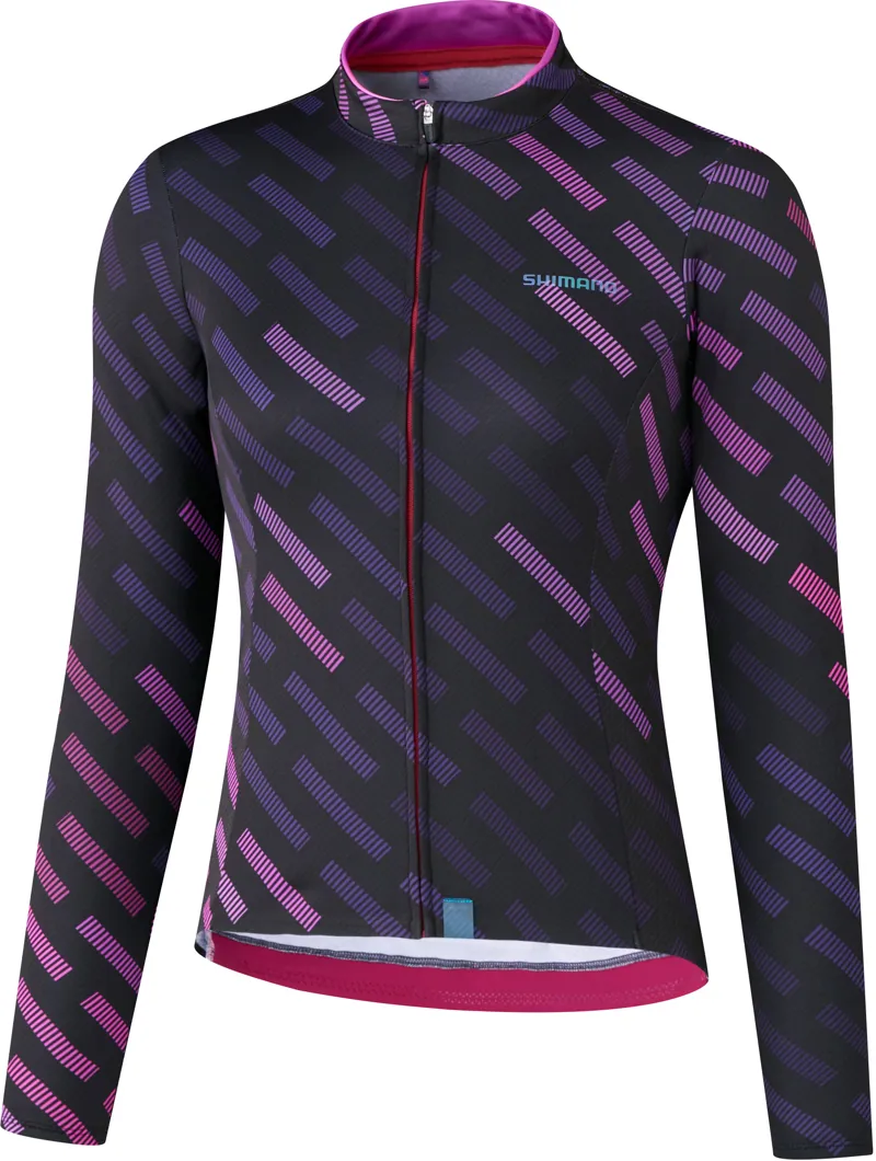 Shimano Clothing Womens Jersey Kaede Thermal in Purple
