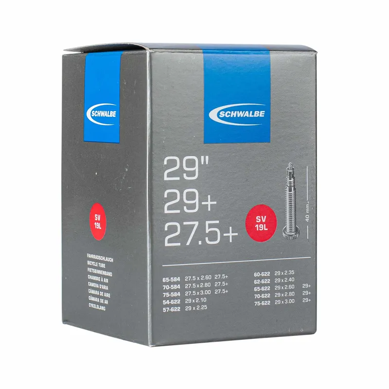 SCHWALBE SV19L 29inch 54-75 27.5 65-75mm IB 40mm SV tube 